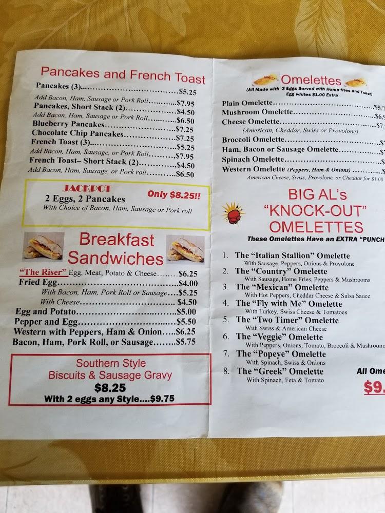 Rise N Shine Diner Menu image 4