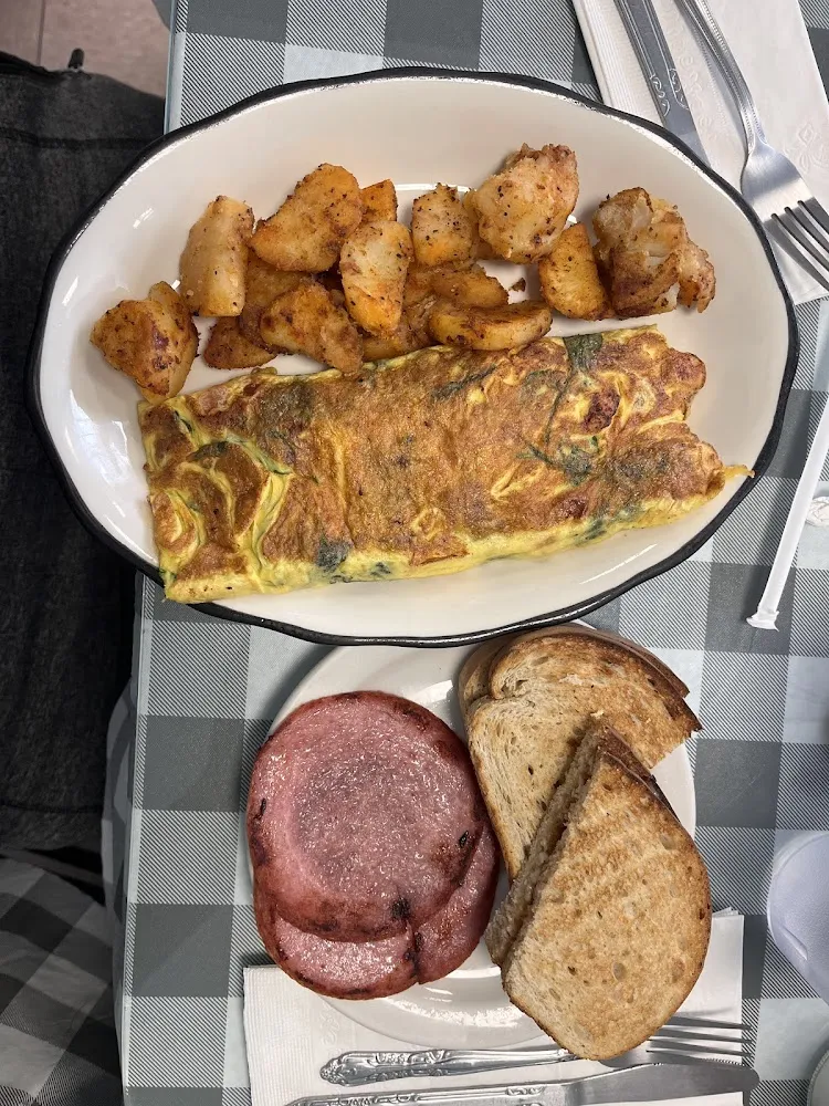 Spinach and Feta Omelette